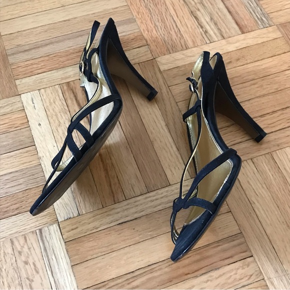 J. Crew Nicolette Heels in Black Suede - Picture 7 of 16